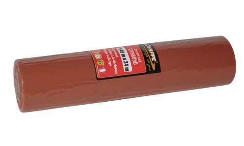 Rouleau tête à tête terracotta plastique 0,4x24 m