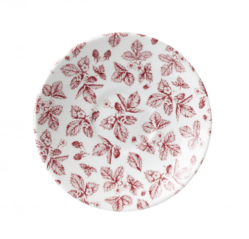 Sous tasse rond Georgian Cranberry Bramble porcelaine vitrifiée Ø 14,1 cm Vintage Prints Churchill
