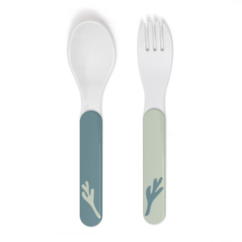 Fourchette droit blanc en copolyester 13,5 cm Vaisselle Enfance Plastorex