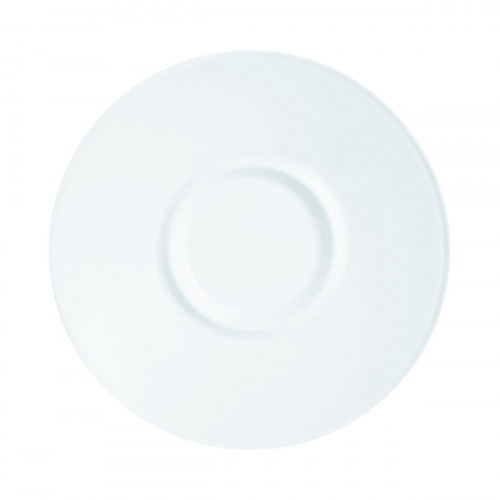 Sous tasse rond blanc verre opal Ø 15,4 cm Intensity Baril Arcoroc