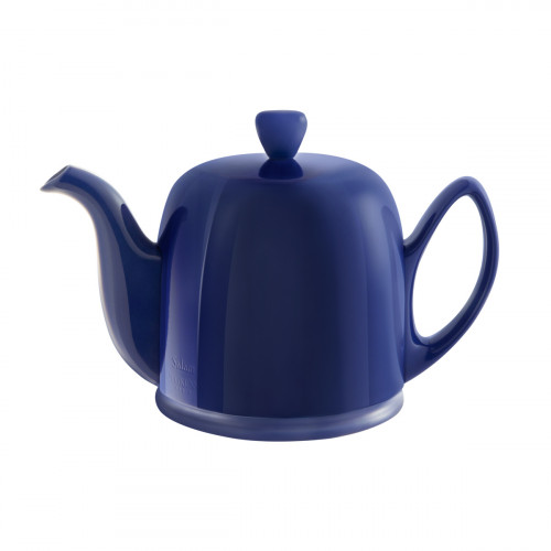 Théière avec couvercle bleu porcelaine 70 cl Salam Degrenne