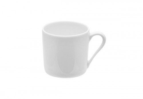 Tasse à café rond blanc porcelaine 10 cl Ø 5,7 cm L' Fragment Degrenne