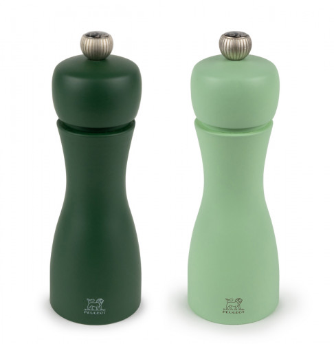 Set moulins poivre / sel droit Eau Ø 5,2 cm 15 cm Duo Peugeot Saveurs