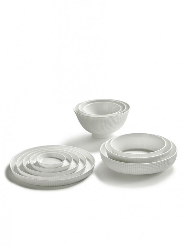 Bol rond blanc porcelaine Ø 18 cm Nido Serax