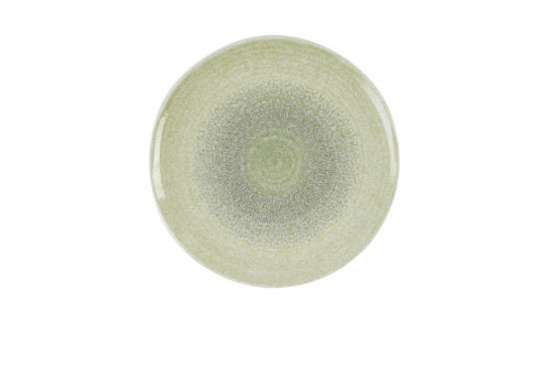 Assiette creuse organique vert porcelaine vitrifiée Ø 14,2 cm Harvest Grain Dudson