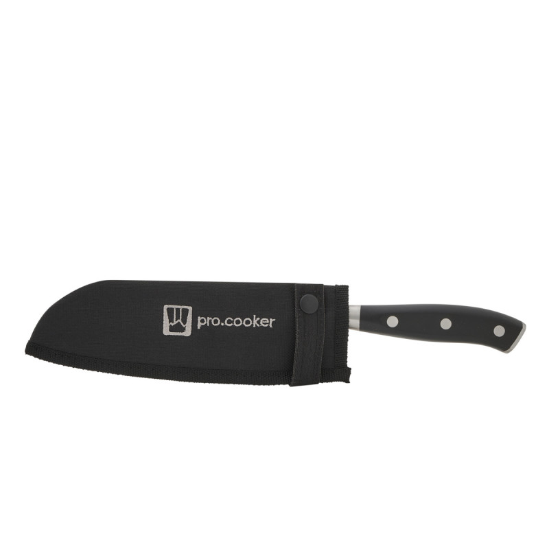 Couteau santoku 18 cm inox POM unie Okito Pro.cooker