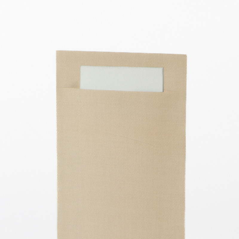 Pochette crème papier 23,5x11,5 cm Arty Pro.mundi (50 pièces)