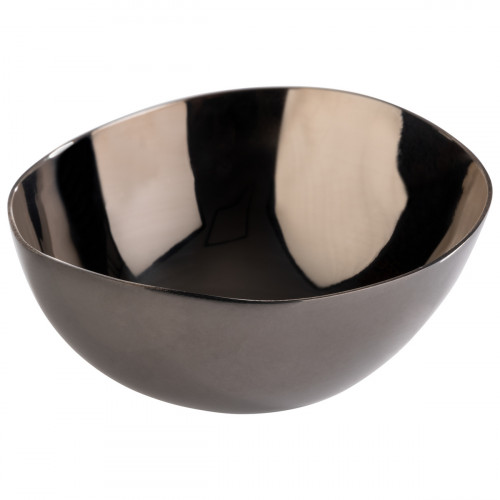 Set de 4 coupelles inox 18/10 noir 6,5x6x2,5 cm Pebbles Aps