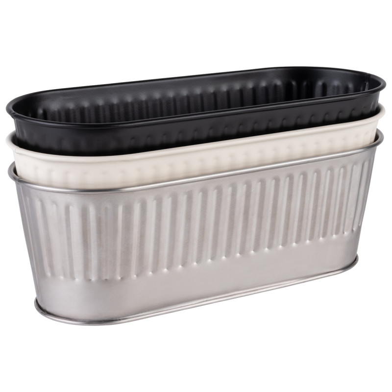 Range couverts inox 18/0 blanc 29,5x12x10 cm 2 L Aps