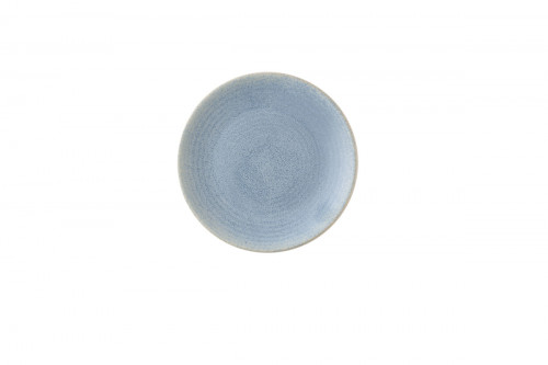 Assiette coupe plate rond bleu grès émaillé Ø 22,9 cm Evo Dudson
