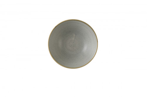 Bol rond gris porcelaine vitrifiée Ø 22 cm Stonecast Churchill