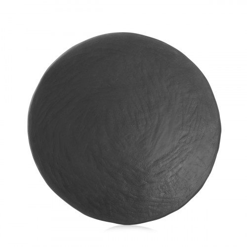 Saladier rond Noir brut porcelaine culinaire Ø 27 cm Yli Revol