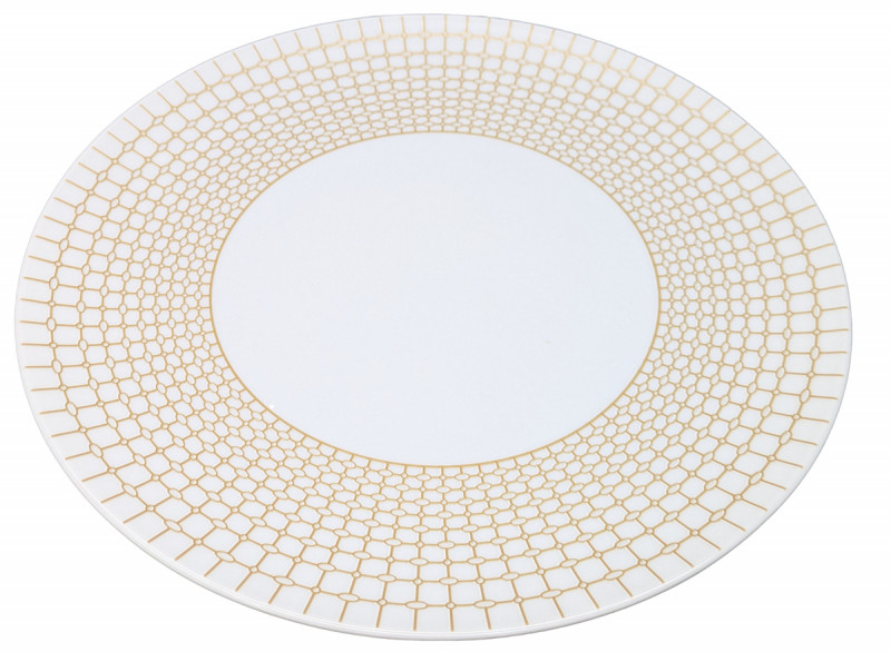 Assiette coupe plate rond blanc porcelaine Ø 29 cm Couronne Degrenne