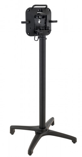 Pied de table de bar avec sytème pliant d'extérieur noir mat Kyoto Flexmob