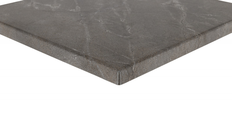 Plateau de table basalte 60x60x3,2 cm Werzalit