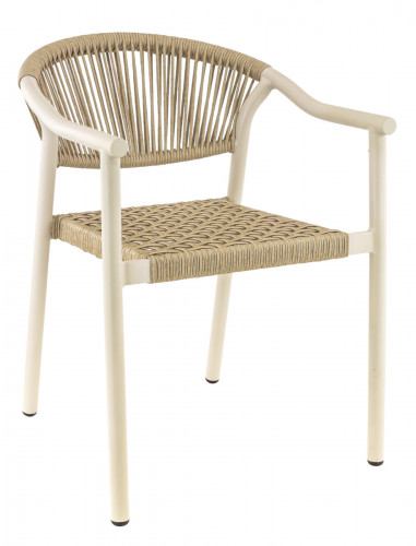 Fauteuil sable 76x57x61 cm Denia Flexmob