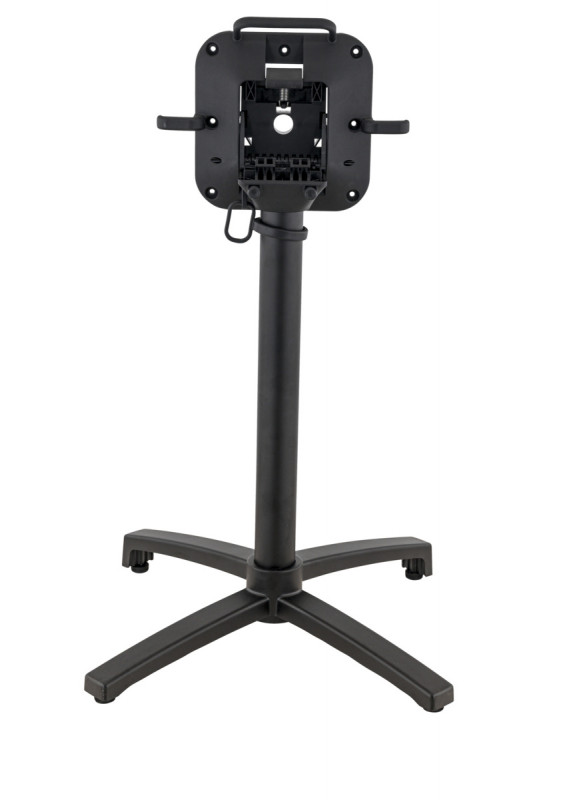 Pied de table avec sytème pliant d''extérieur noir Modena Flexmob