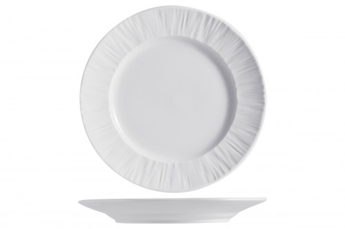 Assiette rond blanc porcelaine Ø 22,3 cm Pure White Proof