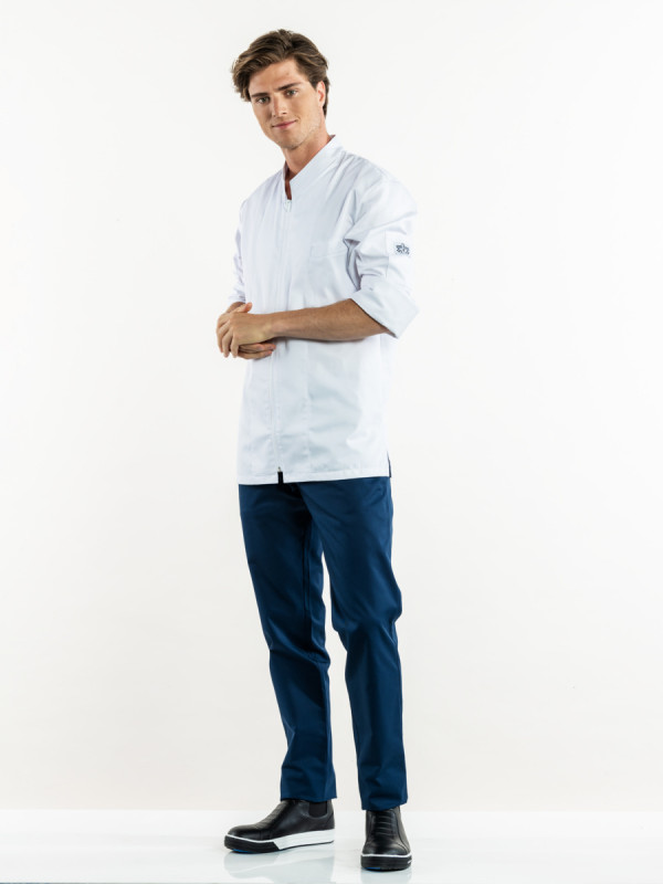 Pantalon de cuisine bleu marine 52 Marino Chaud Devant
