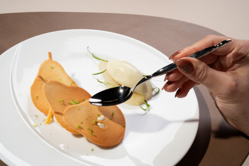 Fourchette à gâteau droit inox 18/10 16,02 cm Aphea Rak