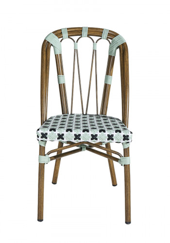 Chaise d'extérieur vert 88x46x61 cm Auteuil Flexmob